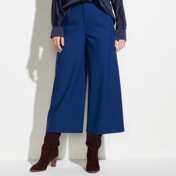 Vince High Rise Cropped Wide Leg Pants - Picture 3 of 4